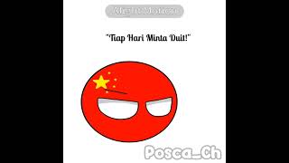 China Marah Taiwan #countryballs #cupcap #china #taiwan