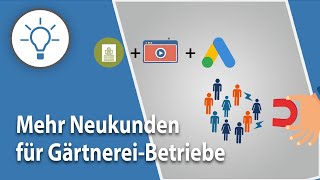 Onepager + Erklärvideo + Google Ads = Konstant mehr Neukunden für Gärtnerei-Betriebe