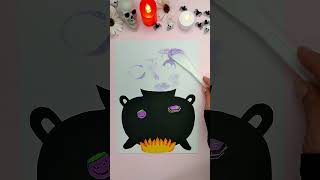 DIY 🎃👻Halloween Idea, Painting Idea Easy #craft #art #diy #halloween #painting #drawing #tutorial