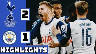 Tottenham vs Man City (2-1) HIGHLIGHTs | Werner, Sarr goal, Spurs full Time Celebrations