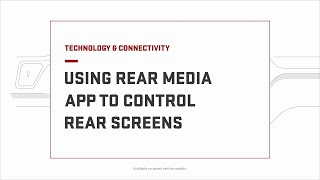 How Controlling Rear Seat Media Works | GMC