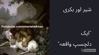 شیر اور بکری - - - - -   " ایک دلچسپ واقعہ " Story of Loin and Goat