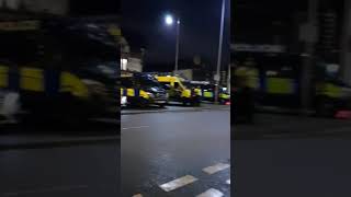 Liverpool v Roma 2018 Police riot vans