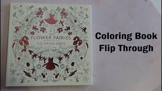 Coloring Book Flip Through - The Flower Fairies #coloringbook #AdultColoring #AdultColoringBook