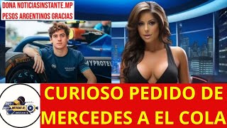 EL CURIOSO PEDIDIO DE MERCEDES A EL COLA ANTES DEL GP DE BRASIL