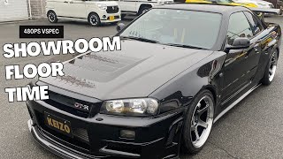 Taking Delivery of the Skyline R34 GTR Vspec before sending to port!