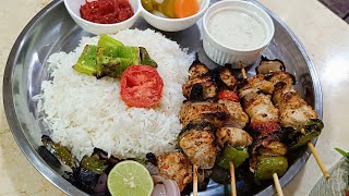 RESEP SATE AYAM ARAB / SHISH TWOOK, BUMBU SIMPEL, SOAL RASA PASTI BAKAL KETAGIHAN