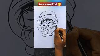 Cute_Little boy_drawing  😊🥰 Awesome_end_ever 😱 #shorts #youtubeshorts