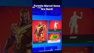 FORTNITE MARVEL ITEMS ARE BACK! Part 1