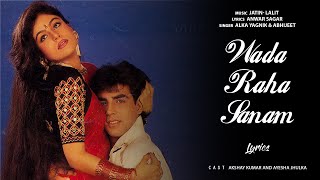 Waada Raha Sanam -4K | Akshay K & Ayesha J | Alka Y & Abhijeet | Khiladi | 90's Hindi Romantic Songs