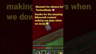 Moment of Silence for technoblade… ￼