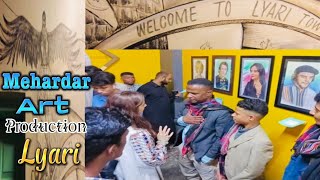 Art Exhibition in lyari at@MehrdarArtandProduction