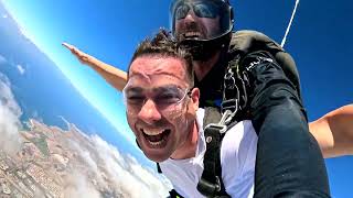 Deyvi First Skydive! Tandem Jump from 10000 feet at iJump Gran Canaria