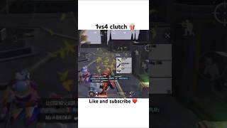 1vs4 clutch 🍿 #bgmi #shorts #short #montage #pubgmobile