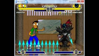 Mugen All Stars Legends Episode 89 Pepito (me) VS Undyne