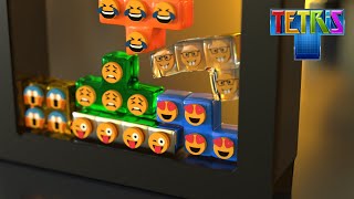 Jelly Tetris 3  - EMOJI's - Soft Body Dynamics -  DON'T WORRY, BE HAPPY