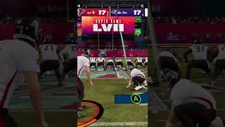 Carson Wentz secures the superbowl! fake fg run Madden 23