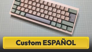 Montaje teclado custom español y silencioso en Tofu60 2.0