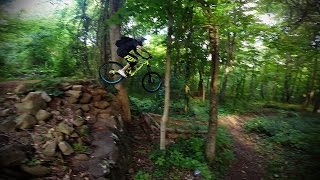 Airborne bicycles Toxin downhill Full suspension ADHD edit 2015 gopro hero3 black