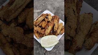 কচুর ডাটার French Fries 🍟 #taroplant #frenchfries #friedfood #recipe #shorts #kochurloti