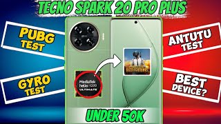 Tecno Spark 20 Pro Plus Pubg Performance Test | Best 40 Fps Device Under 50k ?