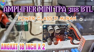 TPA3118 Test Amplifier Mini BTL