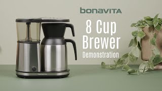 Bonavita 8 Cup One Touch Coffee Brewer - Demonstration