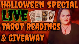 LIVE TAROT READINGS | HALLOWEEN SPECIAL GIVEAWAY | SAMHAIN SESSION