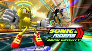 Sonic Riders Zero Gravity - Megalo Station - Super Sonic 4K 60 FPS