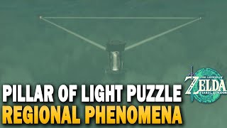 Zelda Tears Of The Kingdom Pillar Of Light Puzzle - Riju Of Gerudo Town