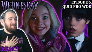 SO MUCH WENCLAIR CONTENT!!!- Wednesday REACTION - Episode 6: Quid Pro Woe