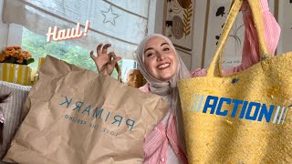 ACTION HAUL August 2024 | ++ PRIMARK HAUL | Hijabflowers