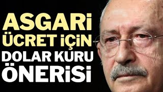 Kemal Kılıçdaroğlu’ndan asgari ücret önerisi