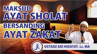 Maksud Ayat Sholat Yang Bersanding Dengan Zakat