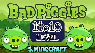 bad piggies 1 to 10 level complete for mobile