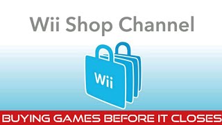 🔵LIVE! Last Day Shopping In The Wii Shop Channel... 😞