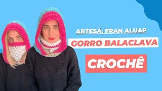 Como fazer Gorro Balaclava em crochê