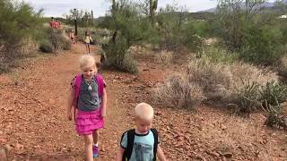 Black Canyon City trail, hiking with kids