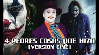 4 PEORES cosas que hizo JOKER (versión cine) | #Shorts #Joker #Batman