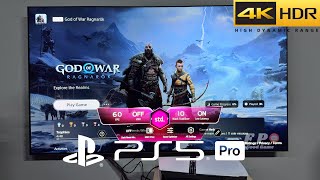 God Of WAR Ragnarok PS5 Pro Gameplay With LG Oled TV 4K Pro Enhanced 60FPS