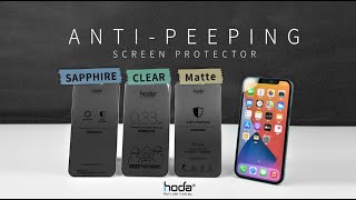 【hoda】iPhone12 Series Anti-Peeping Screen Protector