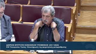 Η τοποθέτηση του Παύλου Πολάκη για την οποία διεγράφη απο την ΚΟ του Σύριζα.