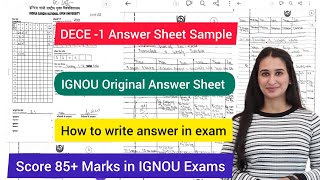 DECE Answer Sheet Sample Level Up Learning Simran Gumber