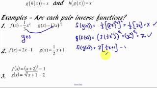 Functions and Inverses