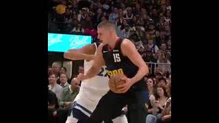 Nikola Jokic vs Rudy Gobert highlights in game 5 Nuggets vs Wolves May 14, 2024