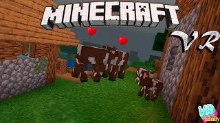 Майнкрафт ВИАР - Влюблённые коровки. minecraft vr