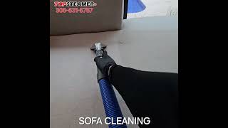 White Sofa Deep Steam Cleaning in Coconut Grove - 305-631-5757