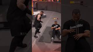 Kevin Owens pile driver to table shane McMahon #shanemcmahon  #wwe2k22 #kevinowens