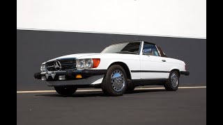 1989 Mercedes 560 SL cold start