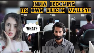 Foreigner reacts to INDIA is becoming its Own SILICON VALLEY !!! #reaction #india #siliconvalley